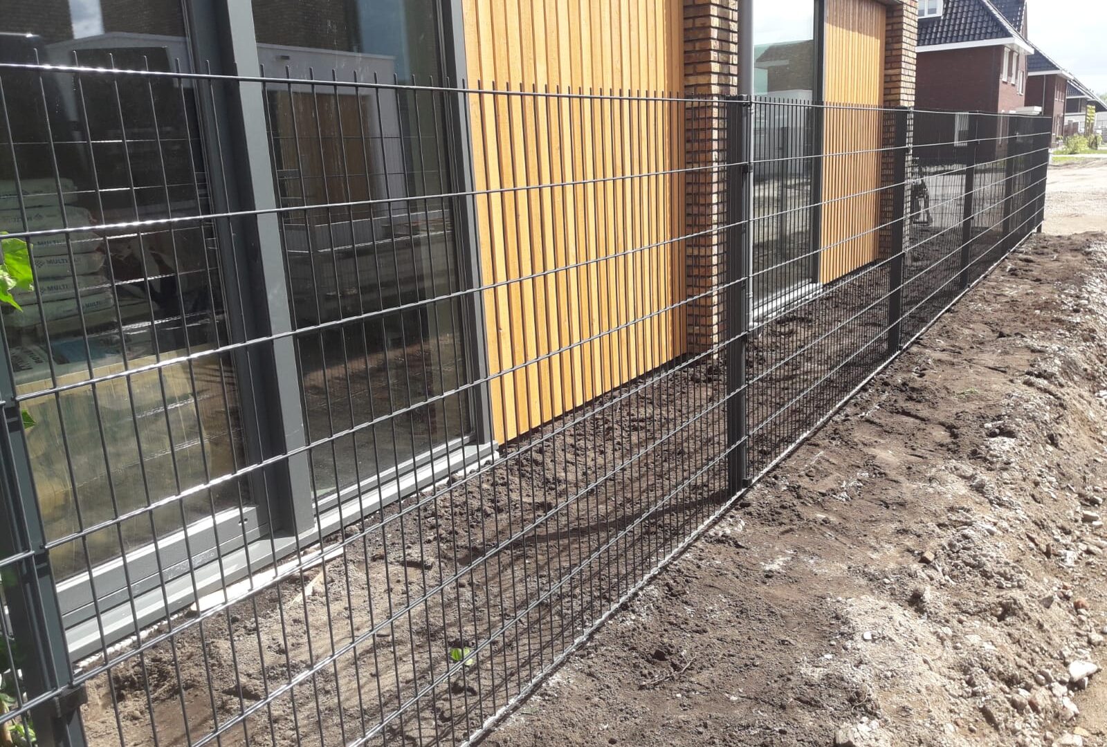 Dubbelstaafmat hekwerk project Hasselt