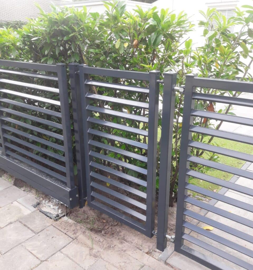 Schuine lamellen poorten Project zaandam