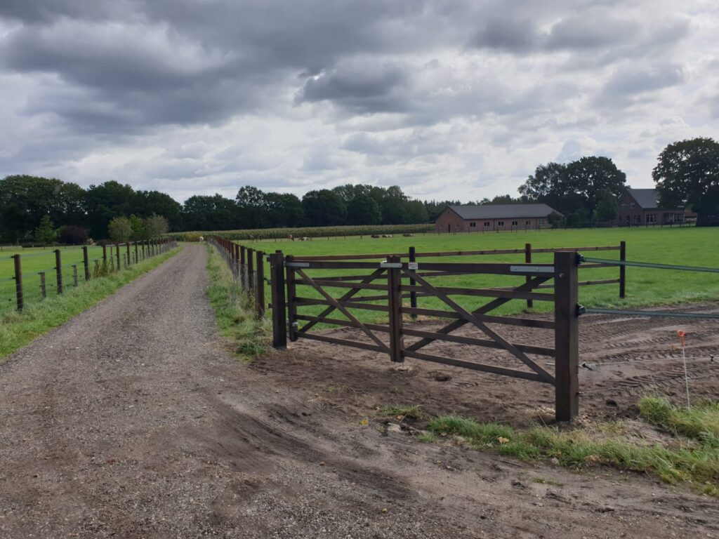 Doorsteek omheining Project speuld