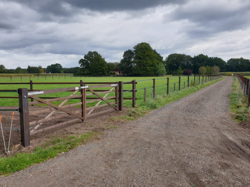 Doorsteek omheining Project speuld