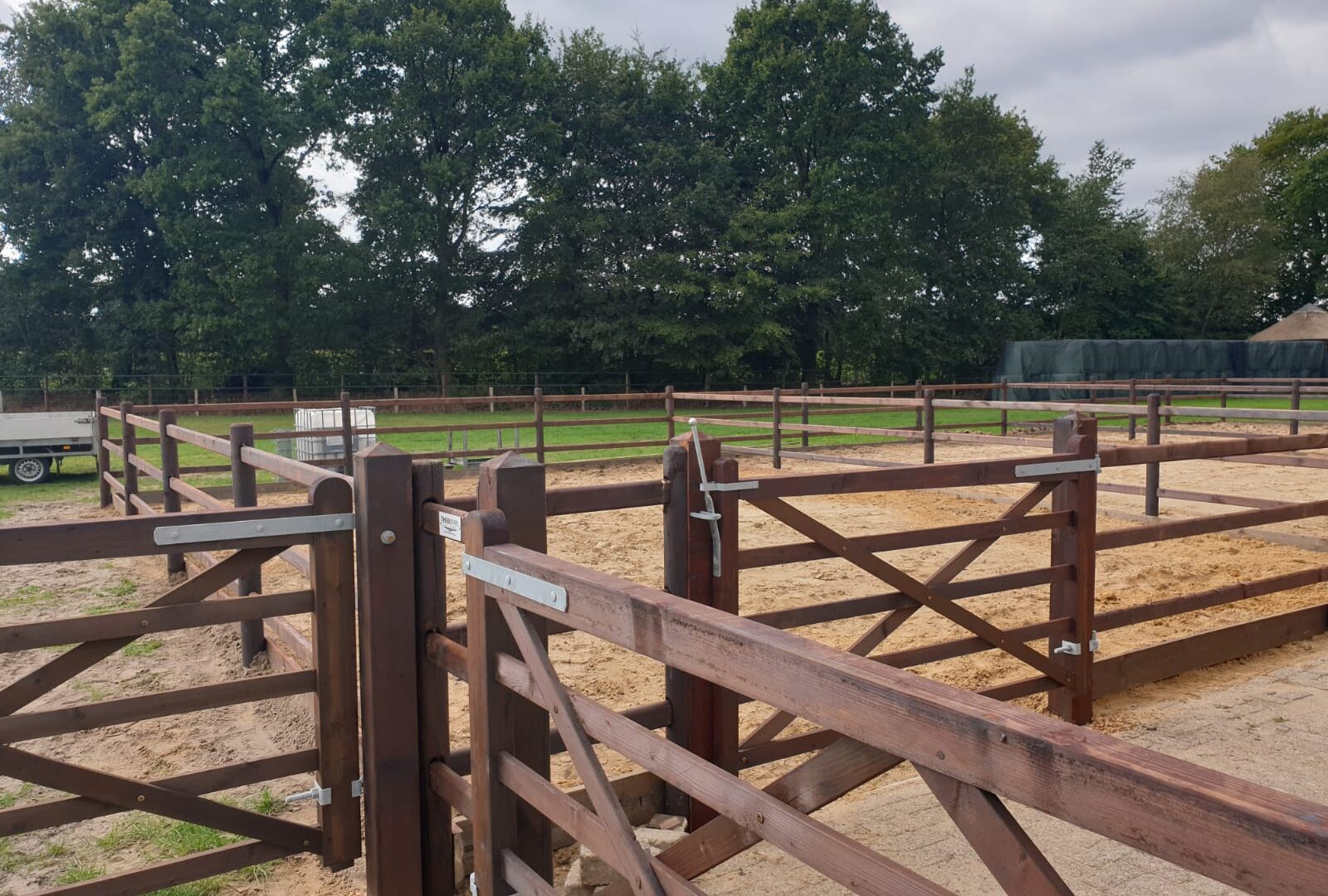 Doorsteek omheining Project speuld
