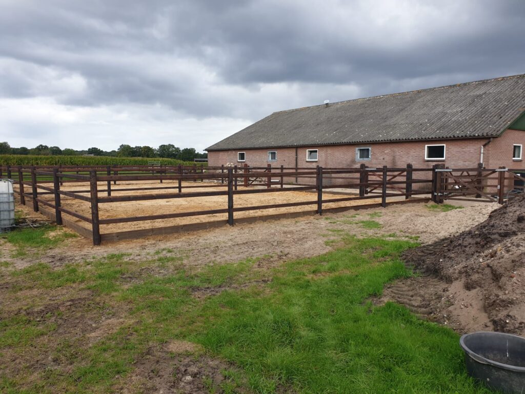 Doorsteek omheining Project speuld