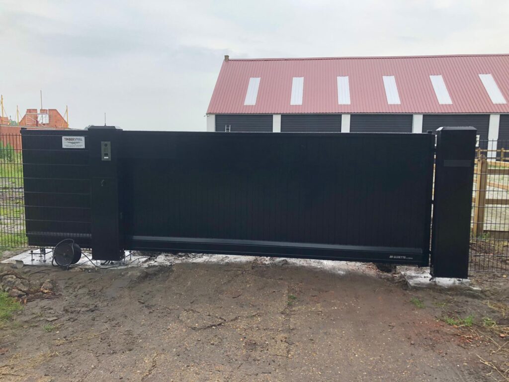 Aluminium Schuifpoorten Project nieuw- en sint joosland